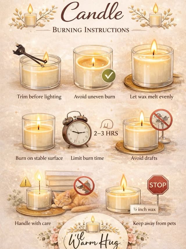 Pure Soy Wax Scented Candle