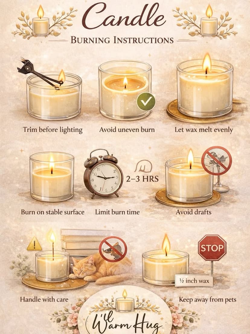 Pure Soy Wax Scented Candle