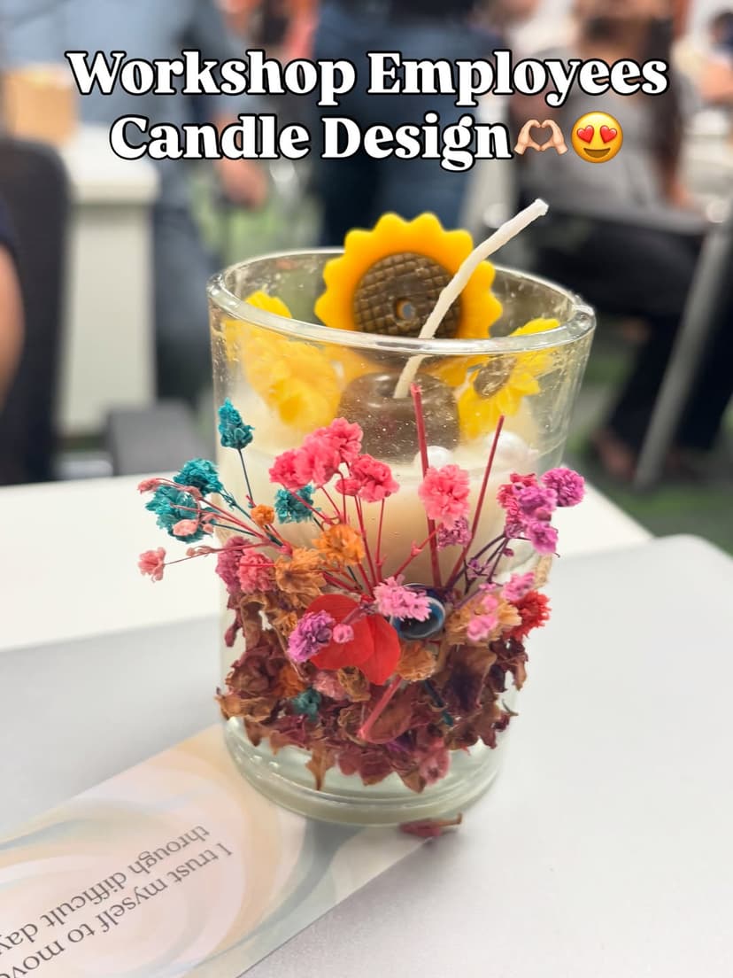 Corporate 'Design Your Own Candle' Workshop